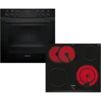 Siemens Cuisinière encastrable, EA631GNA1E HE213ABB3, Cuisinière encastrable, Plaque de cuisson électrique, EQ212KAAB