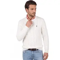 Ralph Lauren Pull-over 'Driver' blanc