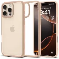 Spigen Ultra Hybrid (Apple iPhone 16 Pro Max), Coque pour téléphone portable, Rose, Transparent, Pink