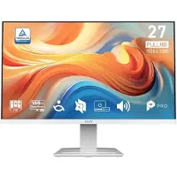 MSI Pro MP273W E14A écran plat de PC 68,6 cm (27") 1920 x 1080 pixels Full HD LCD Blanc