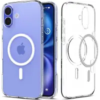 Spigen Coque Spigen Liquid Crystal Mag avec MagSafe pour iPhone 16 - transparent