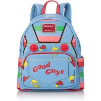 Loungefly Sac ? bandouli?re ? double sangle pour femme Childs Play Chucky Cosplay