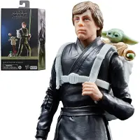 Hasbro Star Wars The Black Series Luke Skywalker And Grogu Figure Noir