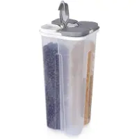 Excellent houseware Conteneur de conservation à 4 compartiments pour aliments secs