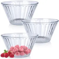 Excellent houseware Bols en verre 11,5 cm, 270 ml, lot de 3.