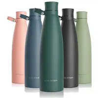 LARS NYSØM Bouteille Isotherme en Acier Inoxydable LARS NYSM 25oz 34oz | Flacon Thermique pour Boissons Chaudes et Froides