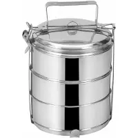 Orion Boîte à lunch en acier inoxydable avec 3 récipients