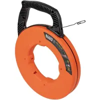 Klein Tools 56334 Extracteur de fil d'acier lectrique de 240 pieds avec pointe double boucle, botier et poigne optimiss pour les tractions
