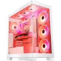 Modecom Boîtier PC - - Volcano Space APEX ARGB - MIDI - Blanc - USB 3.0 x 2, USB-C