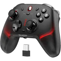 GameSir Manette de jeu - - Cyclone 2 - Multiplateforme - Sans fil - USB-C - Noir
