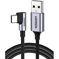 UGREEN Usb To Usb-C Angle Cable Us284 3A Quick Charge 3.0 1M (Noir)