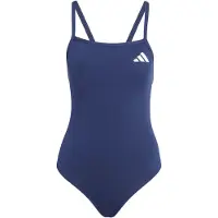 Adidas Thin Straps V-back Swimsuit Bleu 36 Femme
