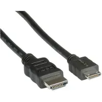 Value High Speed - Câble HDMI avec Ethernet - HDMI mâle pour 19 pin mini HDMI Type C mâle - 2 m - blindé - noir