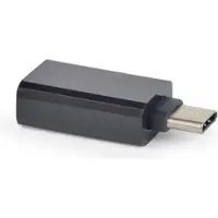 Gembird Adaptateur USB 2.0 Type-C vers Type-A - Cablexpert - CC-USB2-CMAF-A - Noir - 480 Mb/s - Connectique USB
