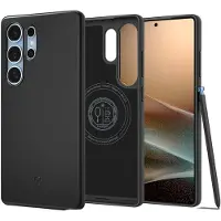 Spigen Ajustement fin (Samsung Galaxy S25), Coque pour téléphone portable, Noir