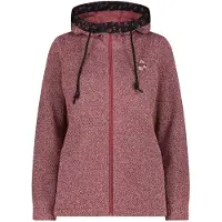 CMP Veste à capuche technique tricotée femme