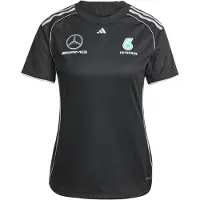 Adidas Mercedes Amg Petronas F1 Team Mc Short Sleeve T-shirt Noir XS Femme