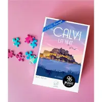 La Loutre Puzzle Mini Puzzle - Calvi La Nuit - La Citadelle - 51 à 99 pièces