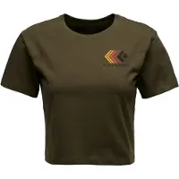 Black Diamond T-shirt à Manches Courtes Faded Crop