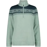 CMP 7h86506 Half Zip Sweater Vert L Femme