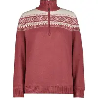 CMP 7h86506 Half Zip Sweater Rouge,Rose XS Femme