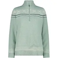 CMP 7h86505 Half Zip Sweater Vert XS Femme