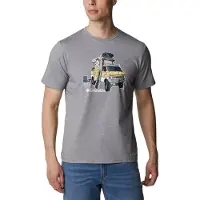Columbia T-shirt Columbia pour homme, gris, taille S