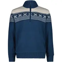 CMP Pull en tricot à col zippé
