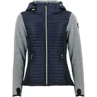 Mountain Peak Blouson à capuche zippé tri-matière femme