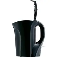 Alpina Kettle 1 Liter - Bouilloire électrique 800-1000W - Arrêt automatique - Protection contre l'ébullition à sec - Noir - Modèle compact