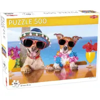 Tactic Puzzle Chiens de vacances 500 pièces