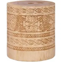 vidaXL Parasol balinais avec socle rouge 185 x 185 x 260 cm