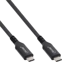 InLine 35901A Câble USB4, USB type-C mâle/mâle, noir, 1m