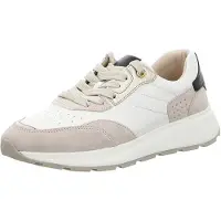 Gabor Baskets avec zip femmes - Blanc/Gris/Noir