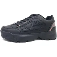 Kappa Chaussures de sport Damenschuhe, lacets, modèle sneaker, couleur noire, pour le quotidien