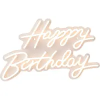 Relaxdays LED Schild Happy Birthday (1 pcs)