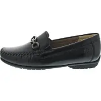 Sioux Chaussures Cortizia-737-H-SC pour femmes, chaussures basses, modèle mocassin, couleur noire, pour un usage quotidien