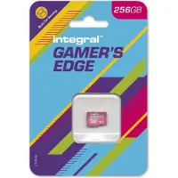 Integral Carte microSDXC 256Go GAMER'S EDGE compatible Nintendo Switch (256 Go, microSDXC, SD, U3, UHS-I)