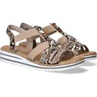 Rieker Sandales 'Sandalen Plat' beige