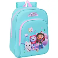 Safta Sac à dos scolaire Bleu Rose 26 x 34 x 11 cm