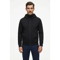BOSS Veste de survêtement 'Saggy' bleu nuit