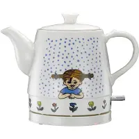 Pippi 20130001 - Bouilloire en céramique Longstocking - 0,8 litre - Design