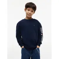 Tommy Hilfiger T-Shirt 'TEAM' marine / blanc