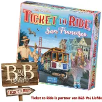 Asmodee -Ticket pour conduire le jeu de société à San Francisco