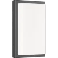 LCD Applique murale Licht Creativ Design LB25 en acier inoxydable graphite, E27, max. 75 W