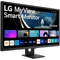 LG 32SR50F-B Smart Monitor 32" IPS Full HD webOS23 Haut-parleurs Bluetooth et télécommande Noir