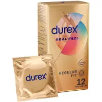 Durex Préservatifs Real Feel - Boite 12 préservatifs