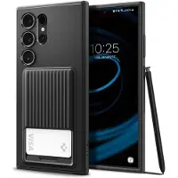 Spigen Liquid Slot (Samsung Galaxy S24 Ultra), Coque pour téléphone portable, Noir