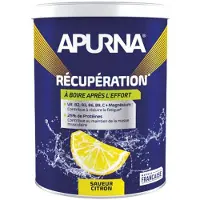 Apurna Boisson de récupération citron protéine boîte
