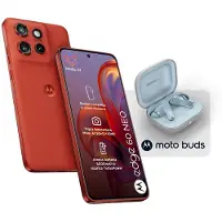 Motorola edge 60 neo + Moto Buds PG38C05749 16,1 cm (6.36") Double SIM Android 15 5G USB Type-C 8 Go 256 Go 5200 mAh Rouge